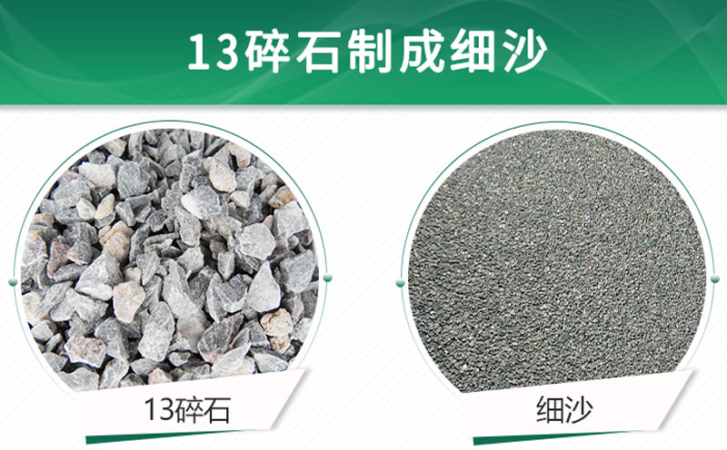 13碎石可以制成細沙嗎？用什么制沙機設備好？