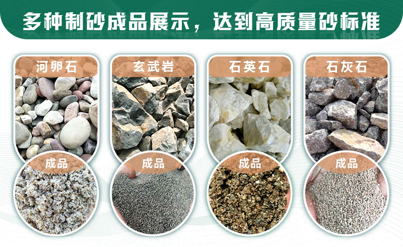 什么樣的石頭適合制砂？制沙生產線如何配置？